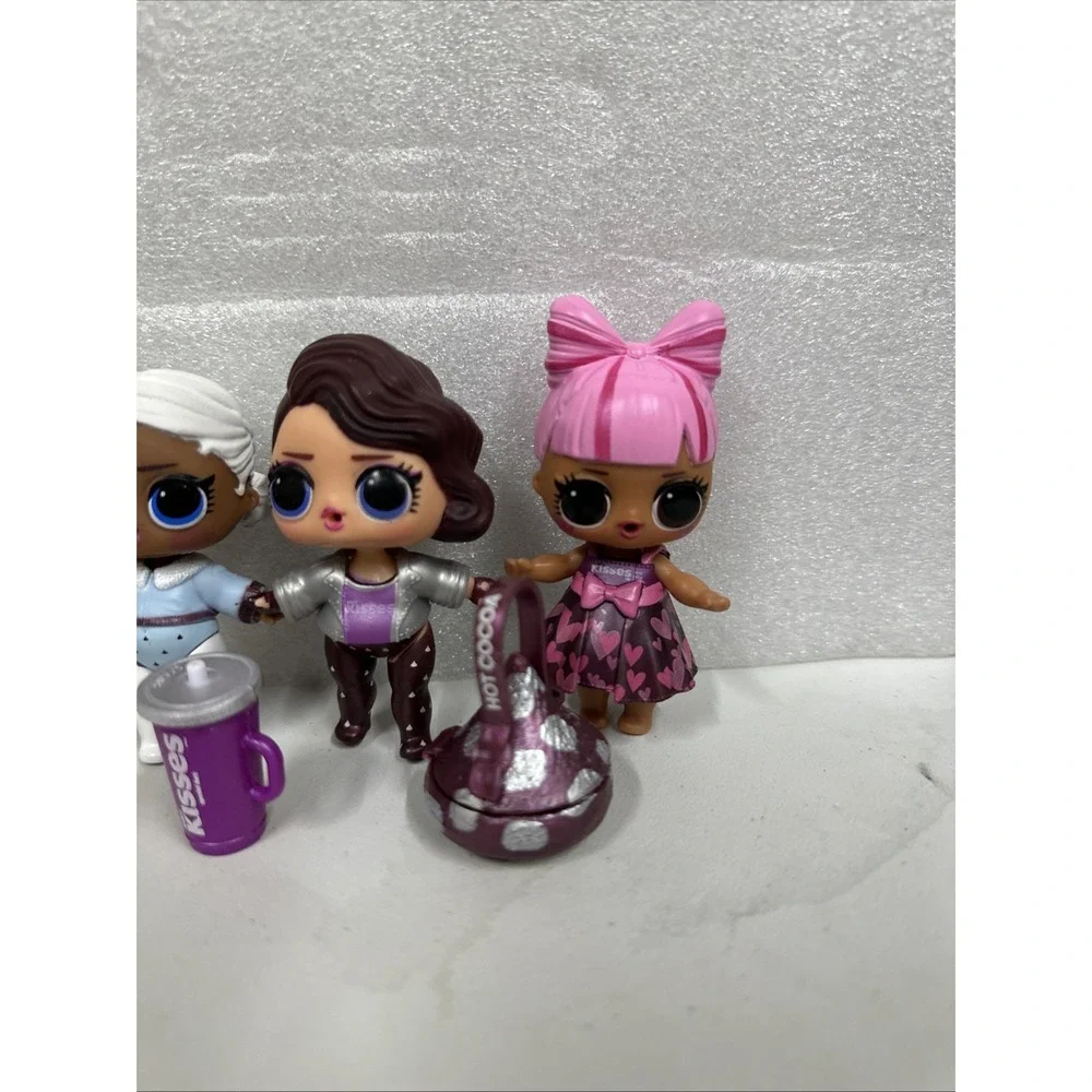 MALTED MAVEN WHOPPERS Kisses‎ Lot Of 4 LOL Surprise doll sweets series